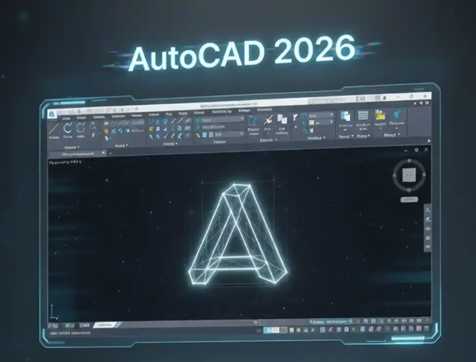 AutoCAD Oberfläche futuristisch